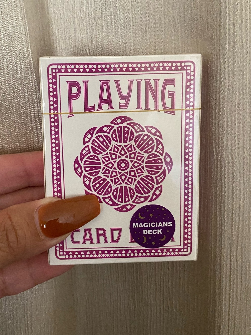 Sealed Purple Magicians Playing Cards Deck | Poker Size | New